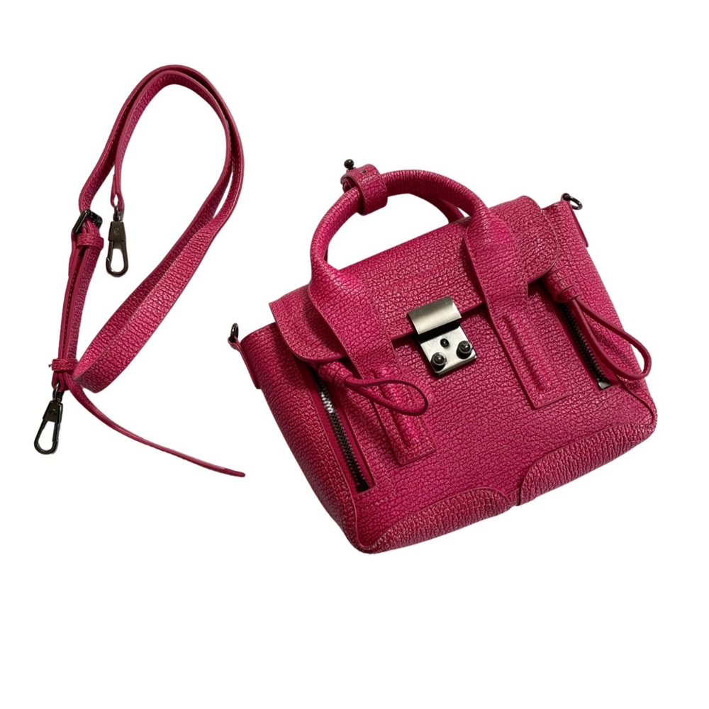 3.1 Philip Lim Mini Pashli handbag pink leather crossbody convertible satchel